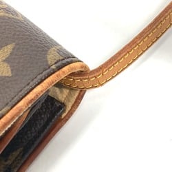 Louis Vuitton M51854 Monogram Crossbody bag Pochette 2WAY bag Clutch bag Shoulder Bag Brown