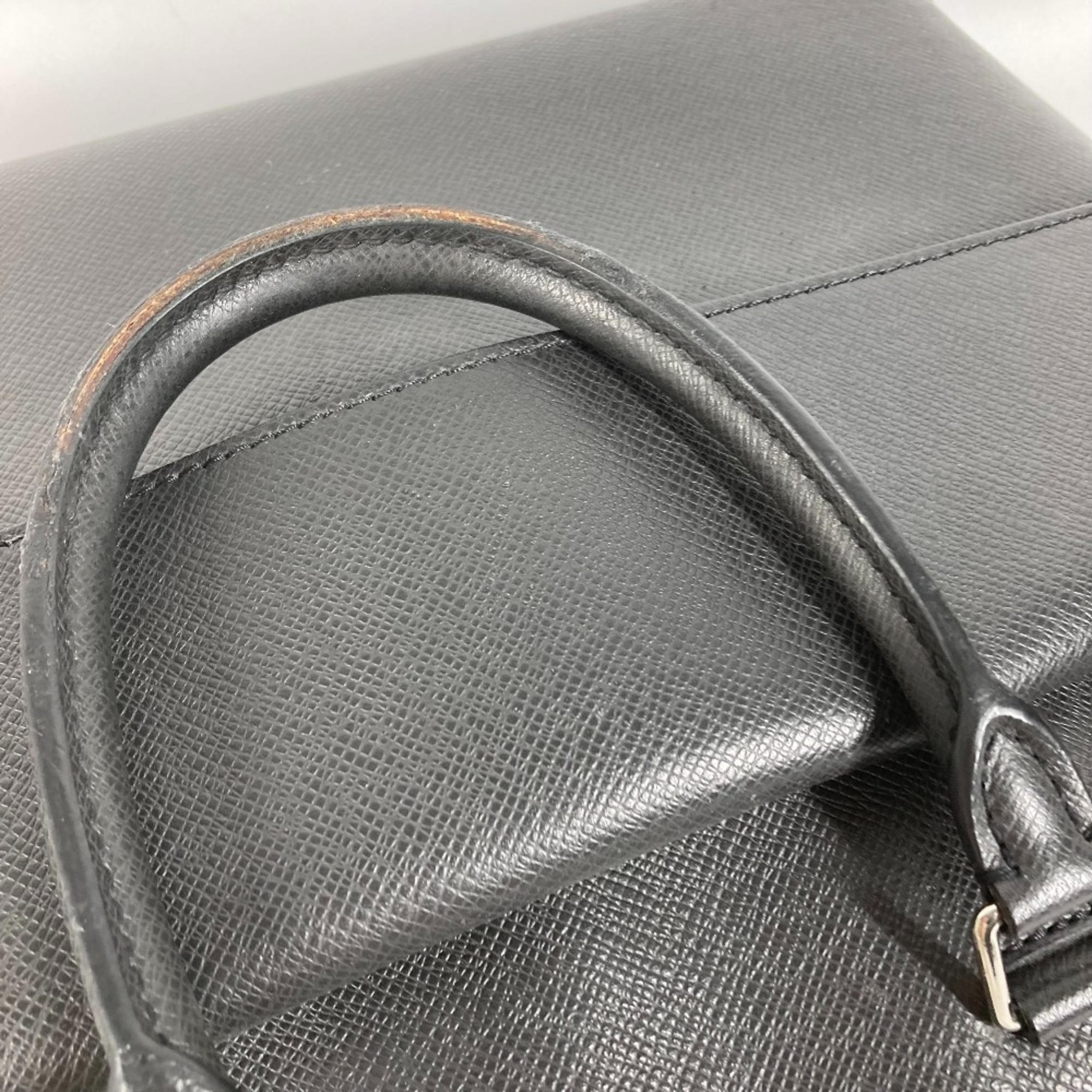 Louis Vuitton M30440 Taiga 2WAY Bag Shoulder Bag Crossbody Tote Bag Business bag Ardoise Black