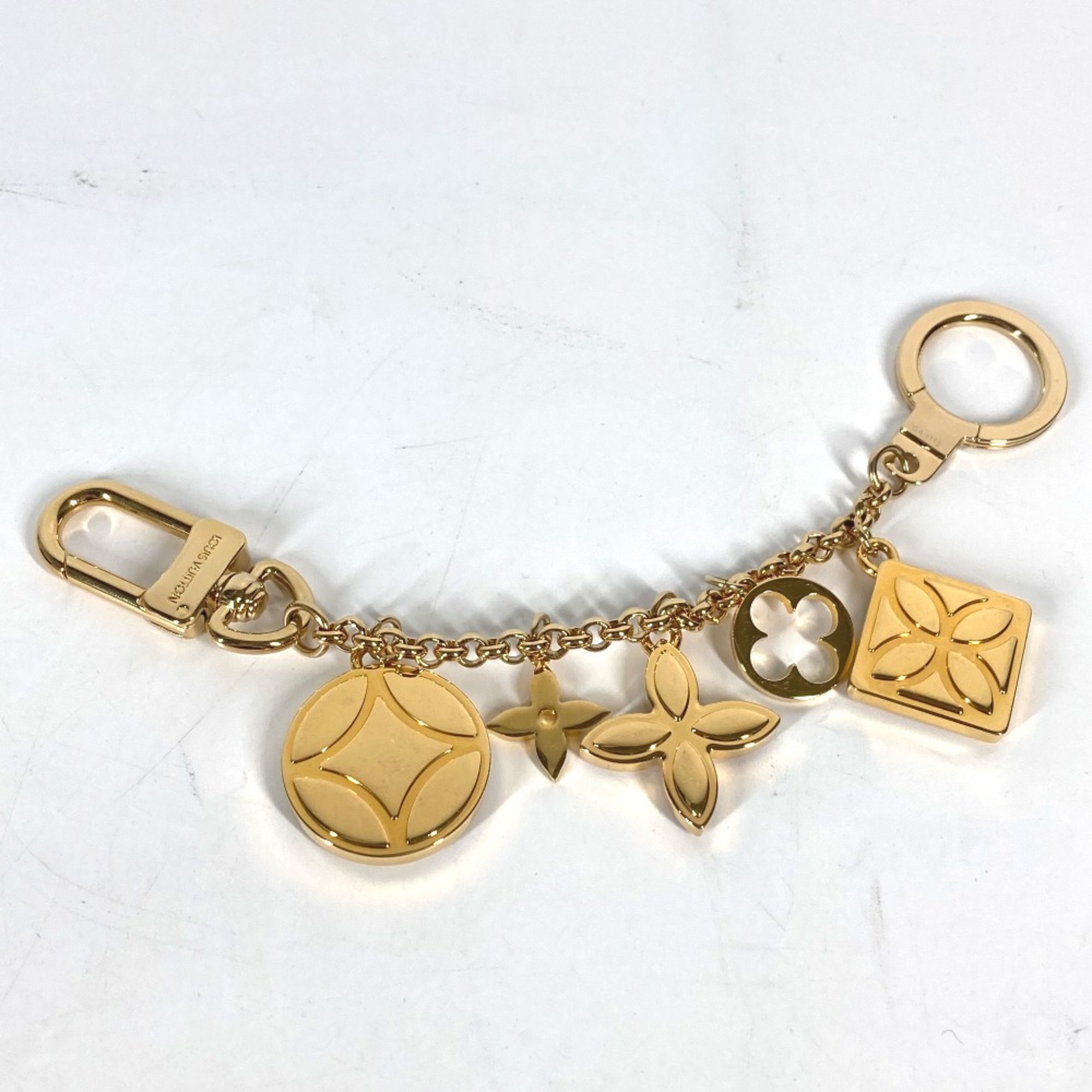 Louis Vuitton M66783 Stone Key Holder Bag Charm Gold