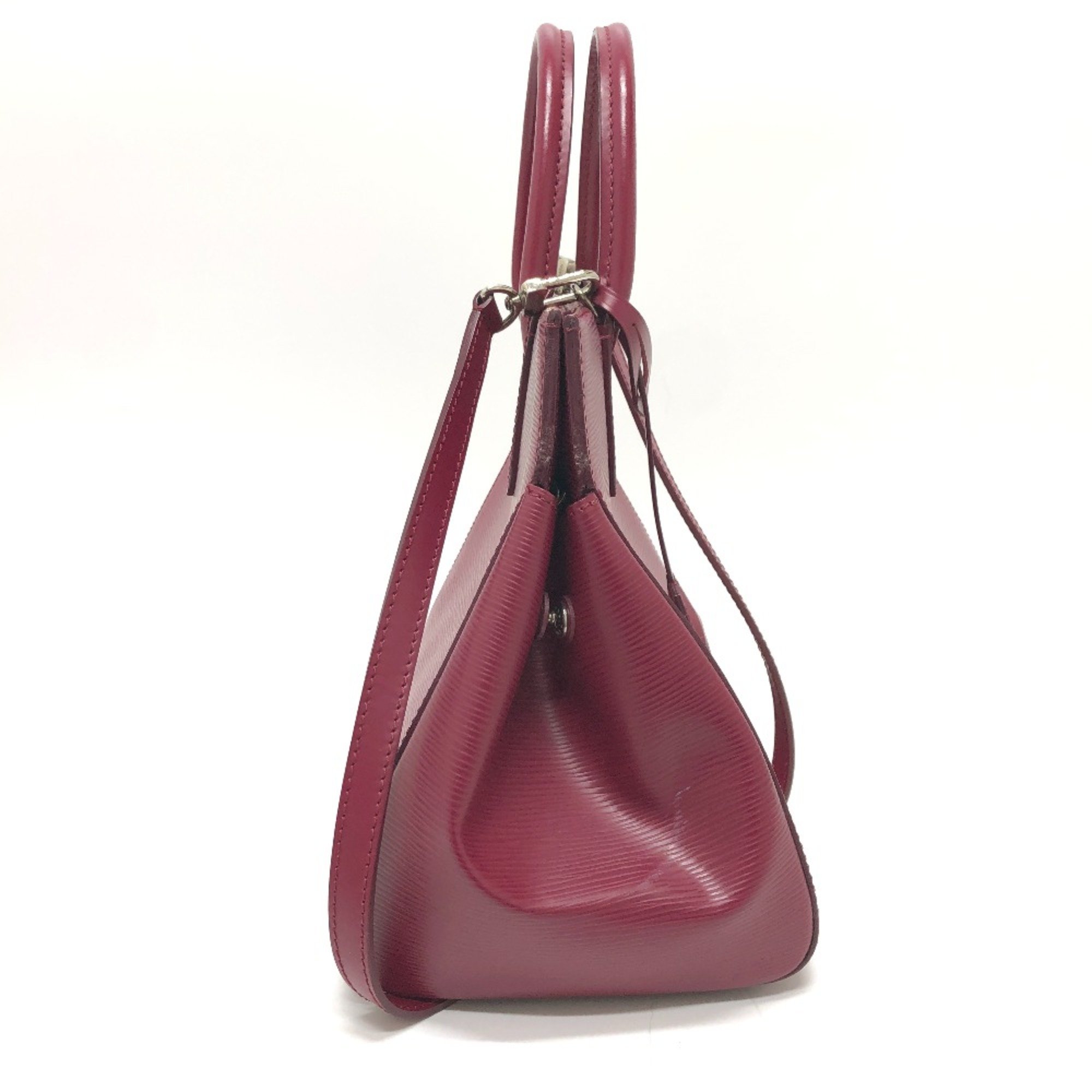 Louis Vuitton M94612 2WAY Bag Shoulder Crossbody Hand Bag Fuchsia SilverHardware