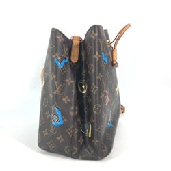 Louis Vuitton M44369 Monogram love lock Crossbody Drawstring Bag Shoulder Bag Brown