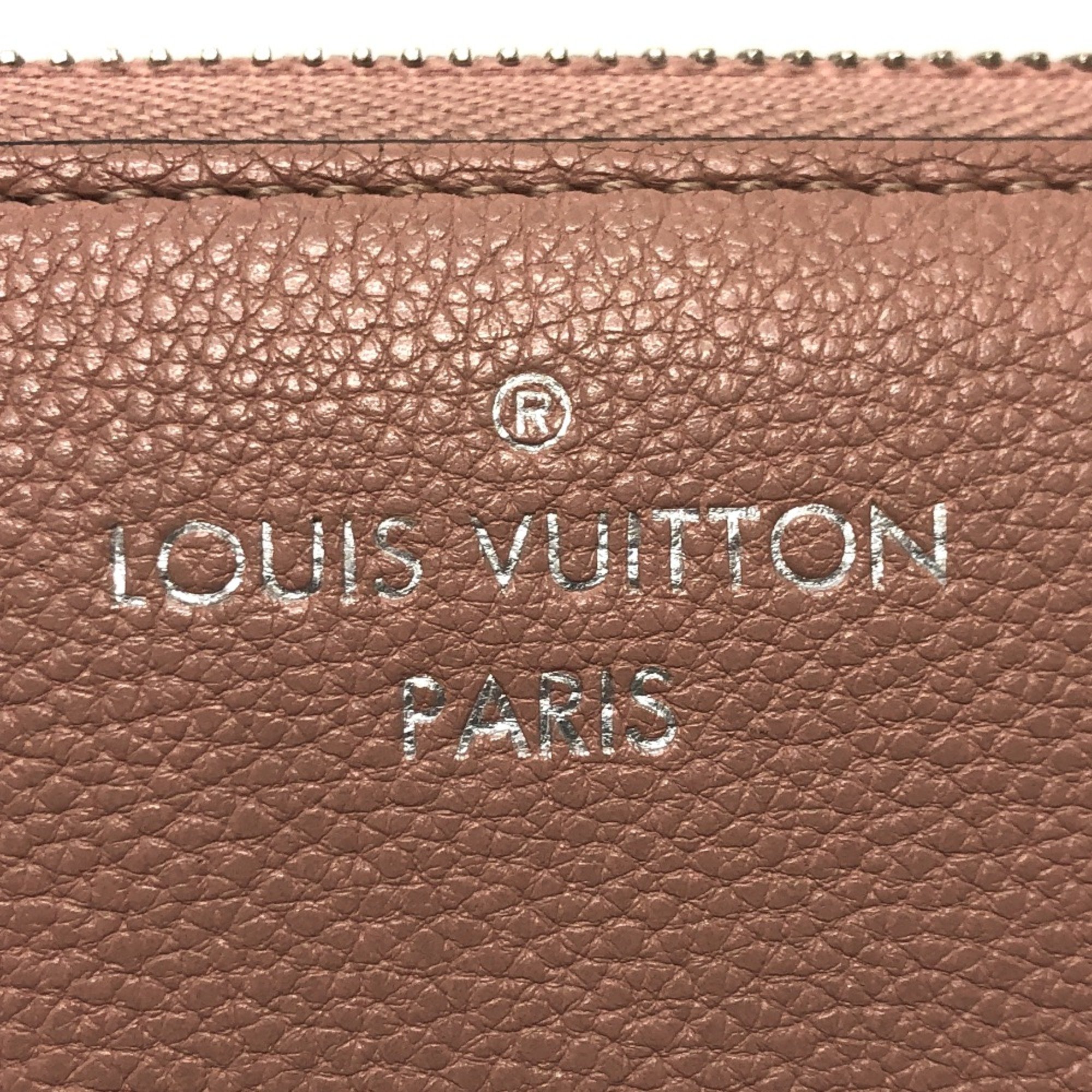 Louis Vuitton M63103 L-shaped zipper Long Wallet Magnolia SilverHardware