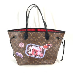 Louis Vuitton M42844 My Monogram World Tour Tote Bag shoulder bag Shoulder Bag Brown Black