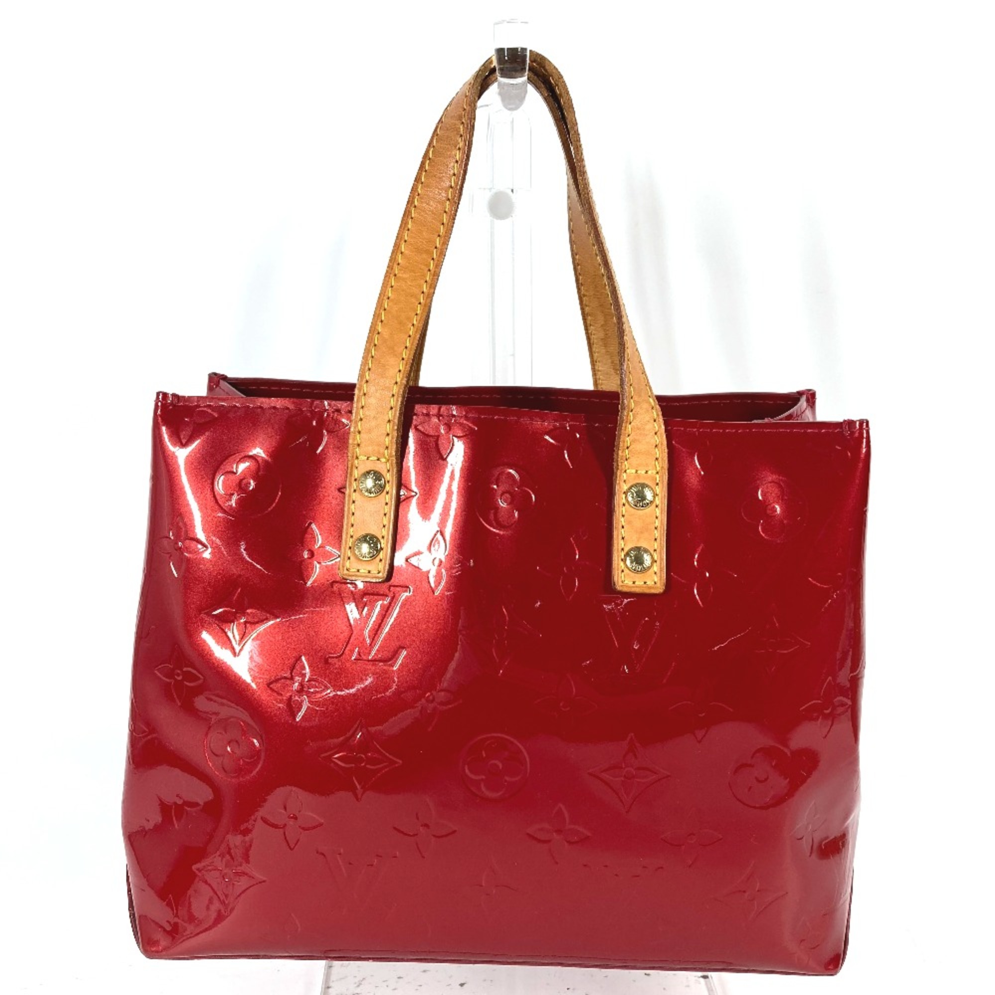 Louis Vuitton M91990 MonogramVernis Bag Hand Bag Red