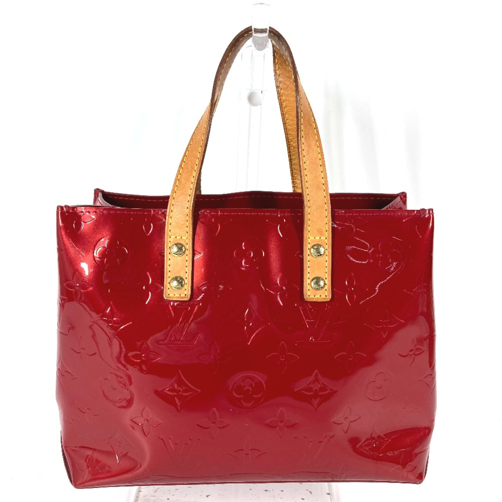 Louis Vuitton M91990 MonogramVernis Bag Hand Bag Red