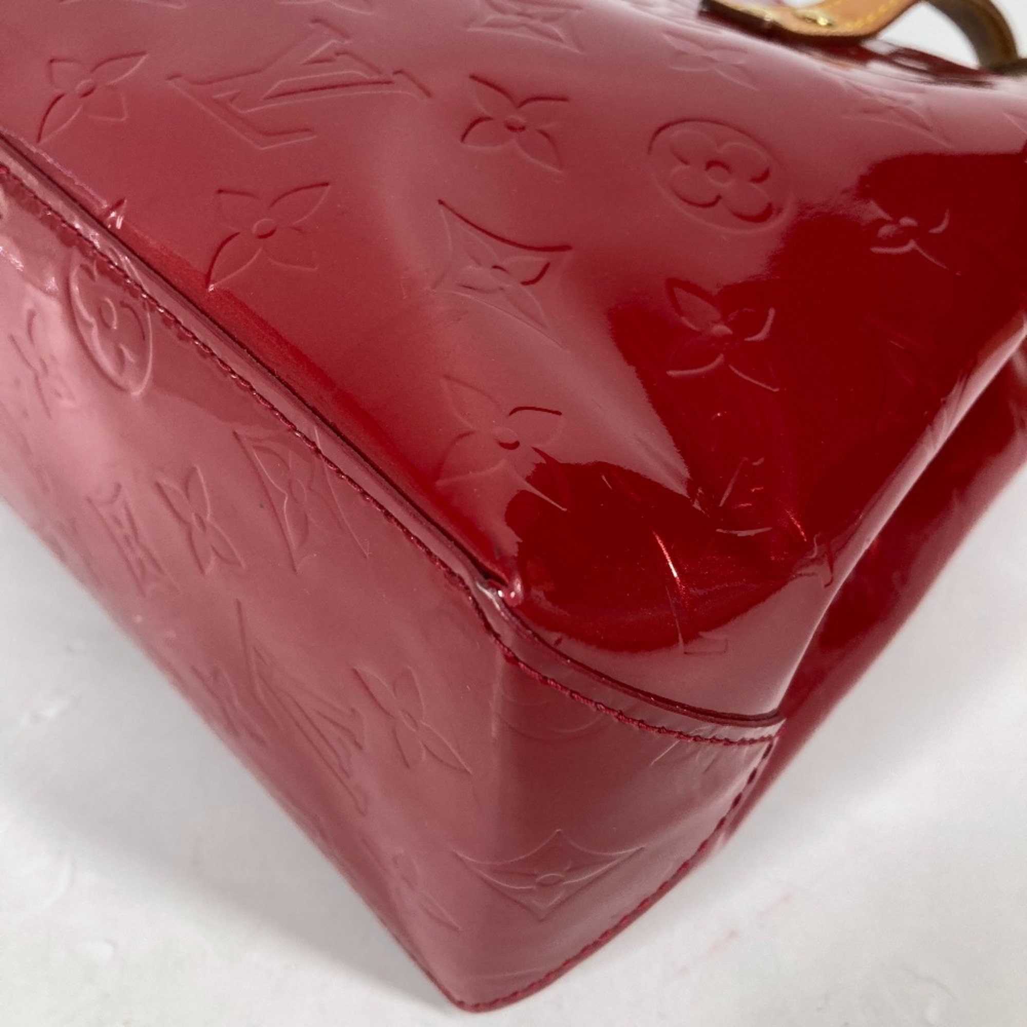 Louis Vuitton M91990 MonogramVernis Bag Hand Bag Red