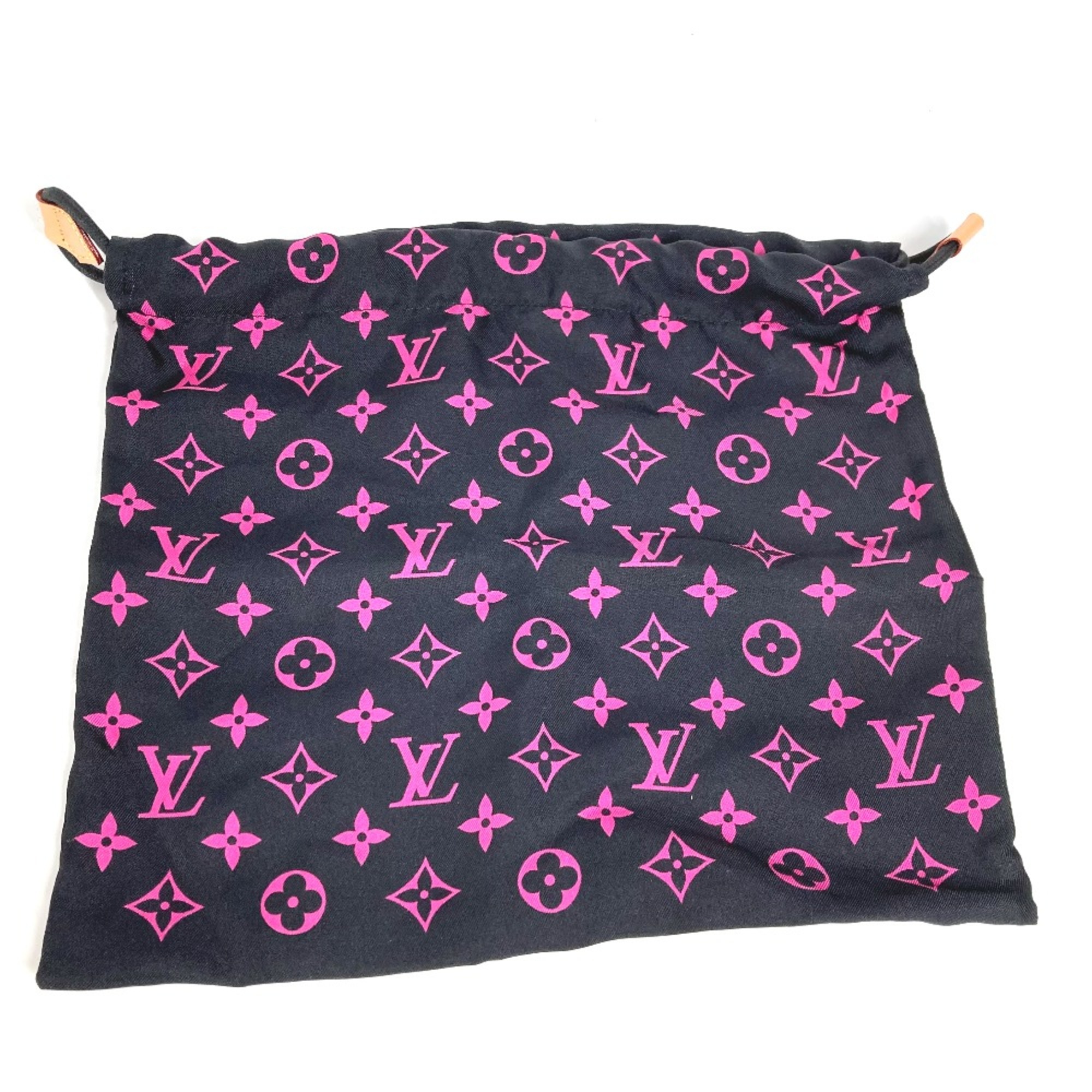 Louis Vuitton MP2279 Monogram Accessory pouch only Drawstring pouch Pouch Black pink