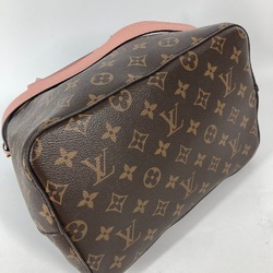 Louis Vuitton M44022 Monogram drawstring bag Shoulder Bag Rose-Poodle pink Brown