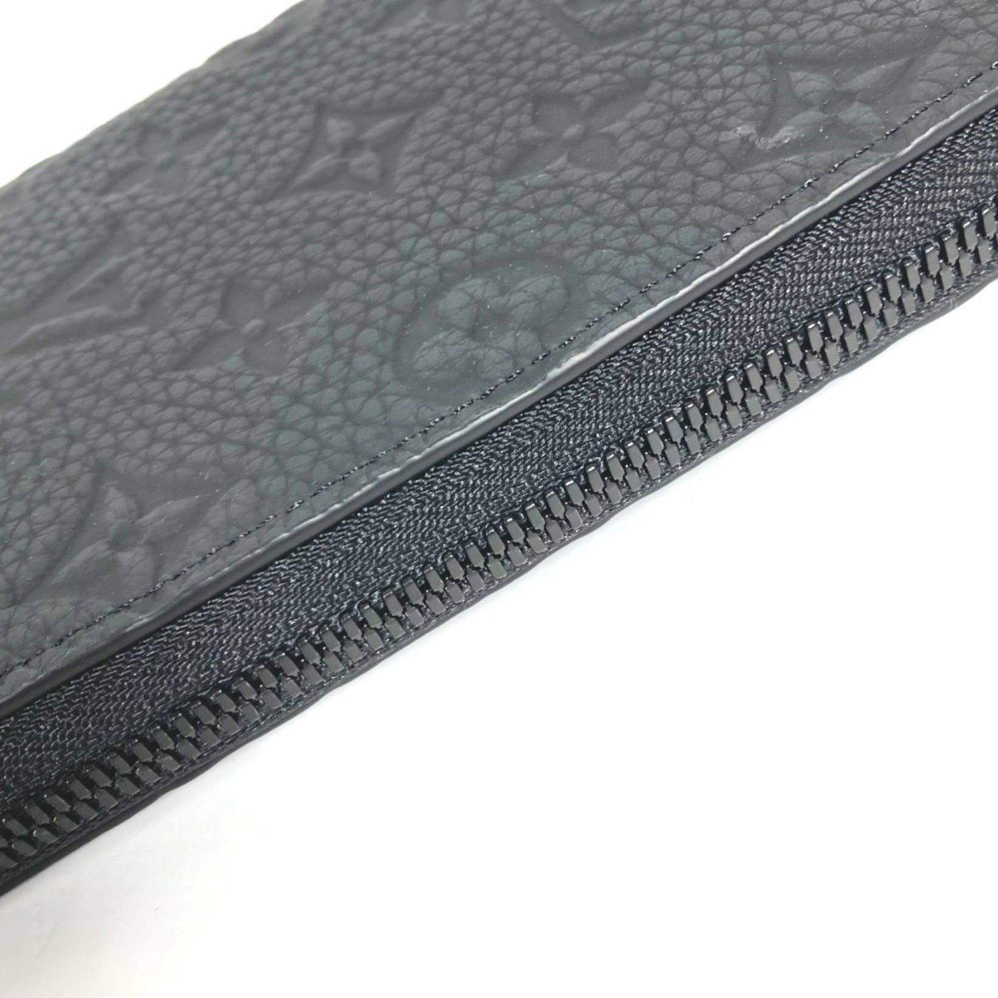 Louis Vuitton M69047 Monogram Zip Around Long Wallet Noir Black