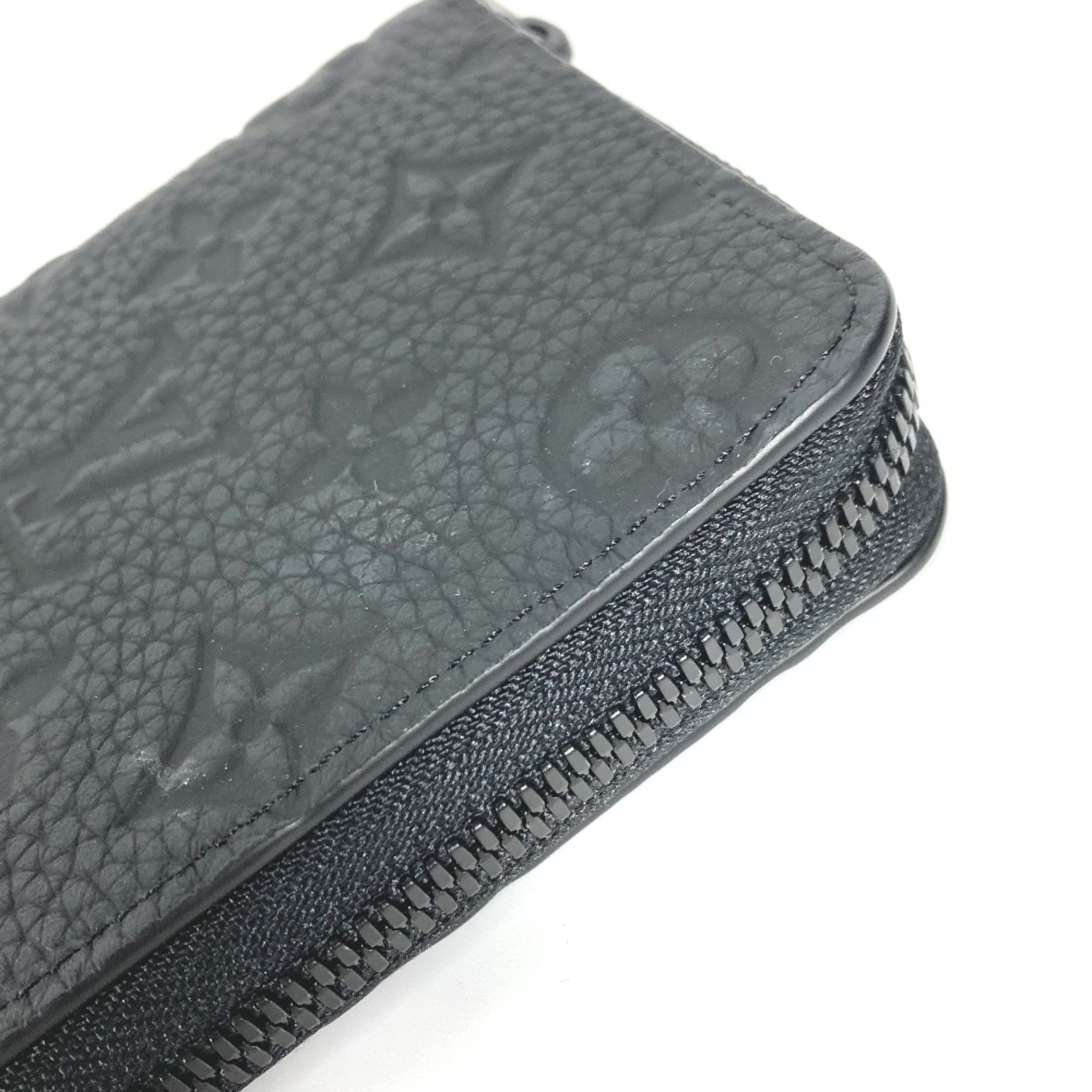 Louis Vuitton M69047 Monogram Zip Around Long Wallet Noir Black