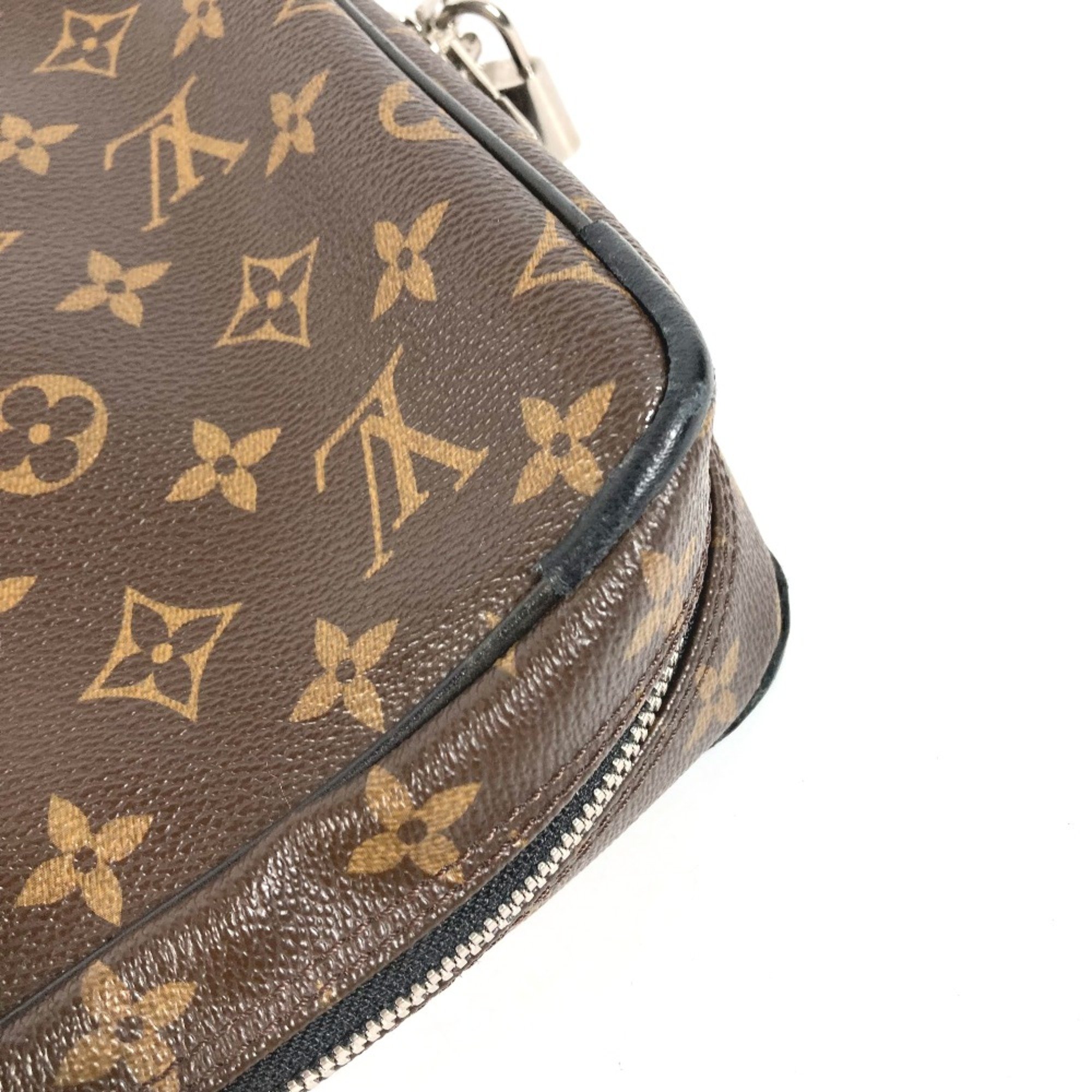 Louis Vuitton M40225 MonogramMacassar Bag Tote Bag Business bag Brown Black