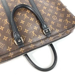 Louis Vuitton M40225 MonogramMacassar Bag Tote Bag Business bag Brown Black