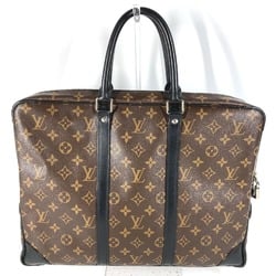 Louis Vuitton M40225 MonogramMacassar Bag Tote Bag Business bag Brown Black