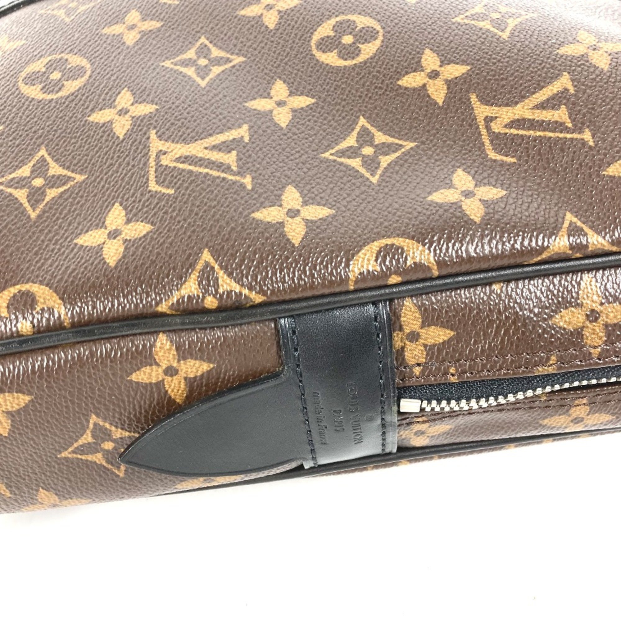 Louis Vuitton M40225 MonogramMacassar Bag Tote Bag Business bag Brown Black