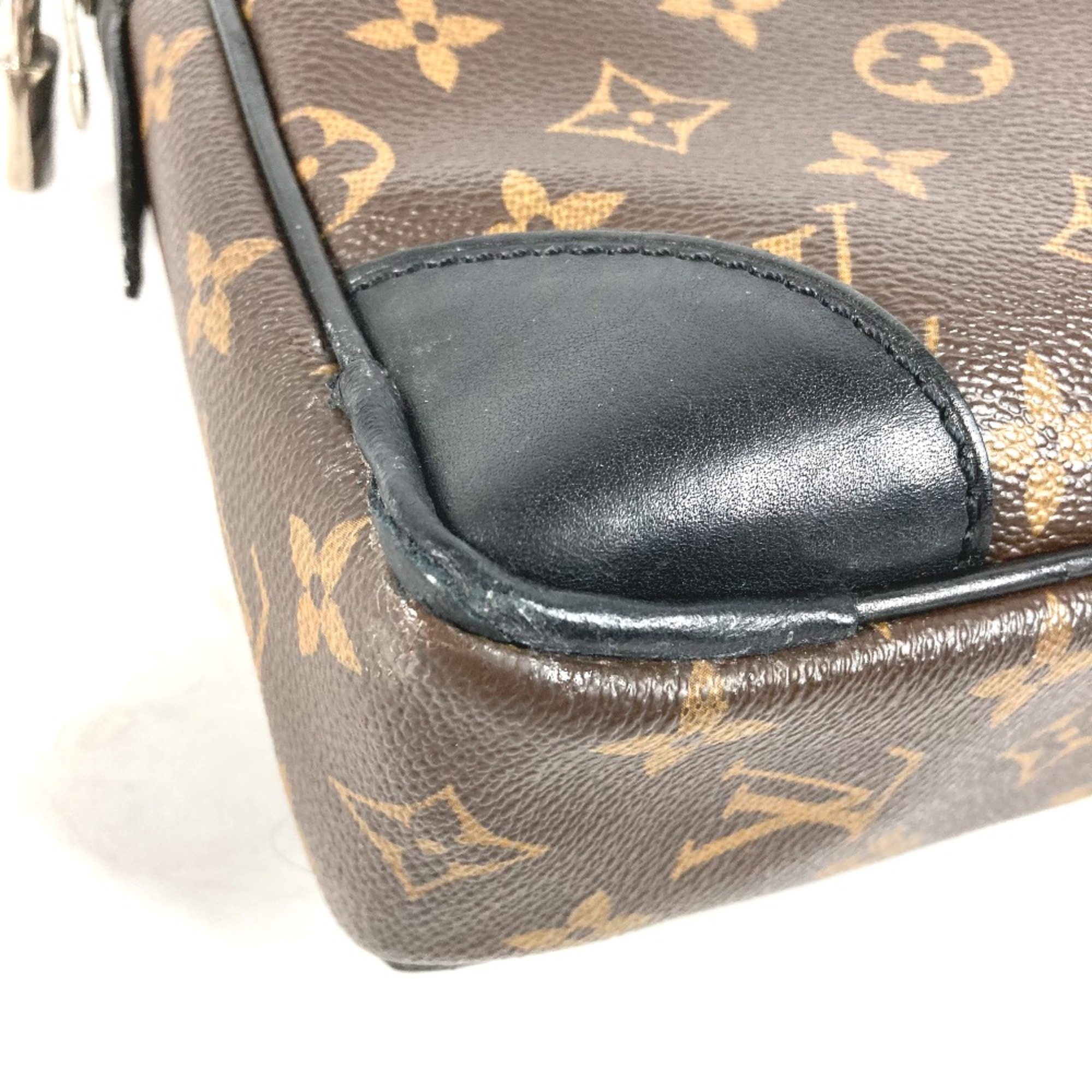 Louis Vuitton M40225 MonogramMacassar Bag Tote Bag Business bag Brown Black