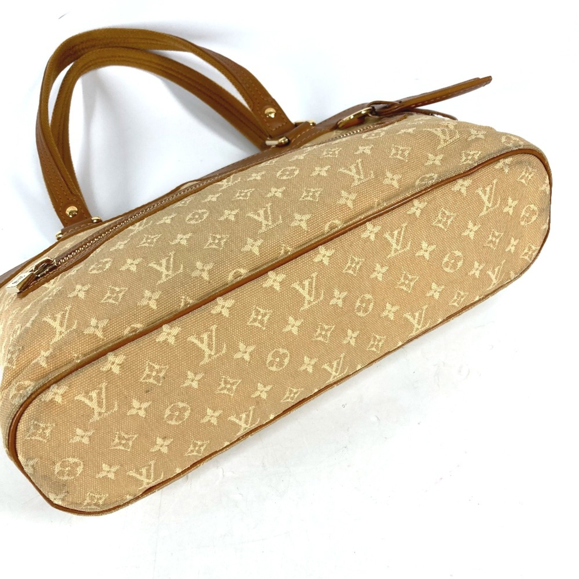 Louis Vuitton M92684 Monogram mini Tote Bag Bag Hand Bag Shoulder Bag Beige