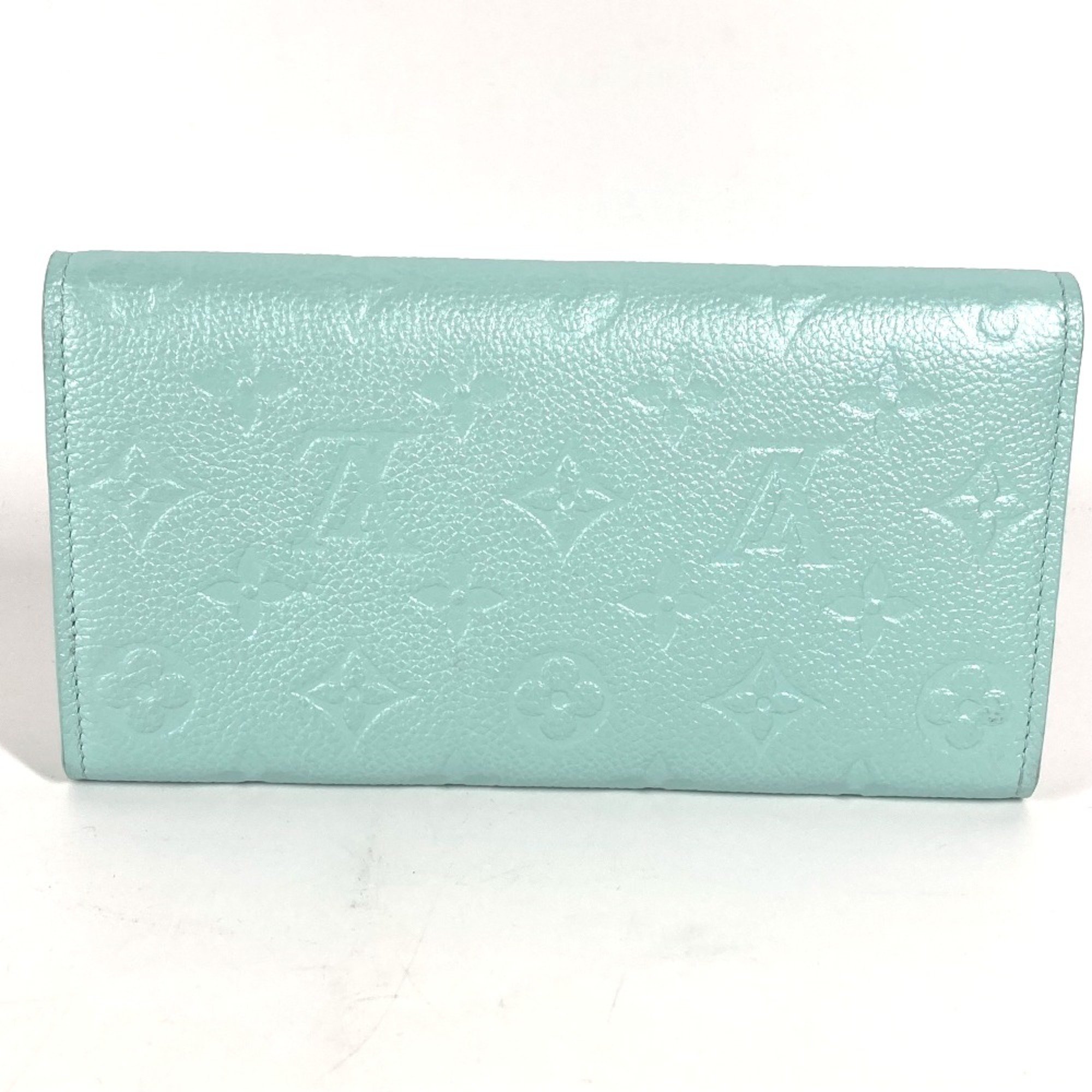 Louis Vuitton M82174 Monogram-Empreinte Long wallet Long Wallet Light blue