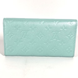 Louis Vuitton M82174 Monogram-Empreinte Long wallet Long Wallet Light blue