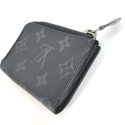 Louis Vuitton M63536 MonogramEclipse Coin Compartment Wallet L-shaped zipper coin purse Black