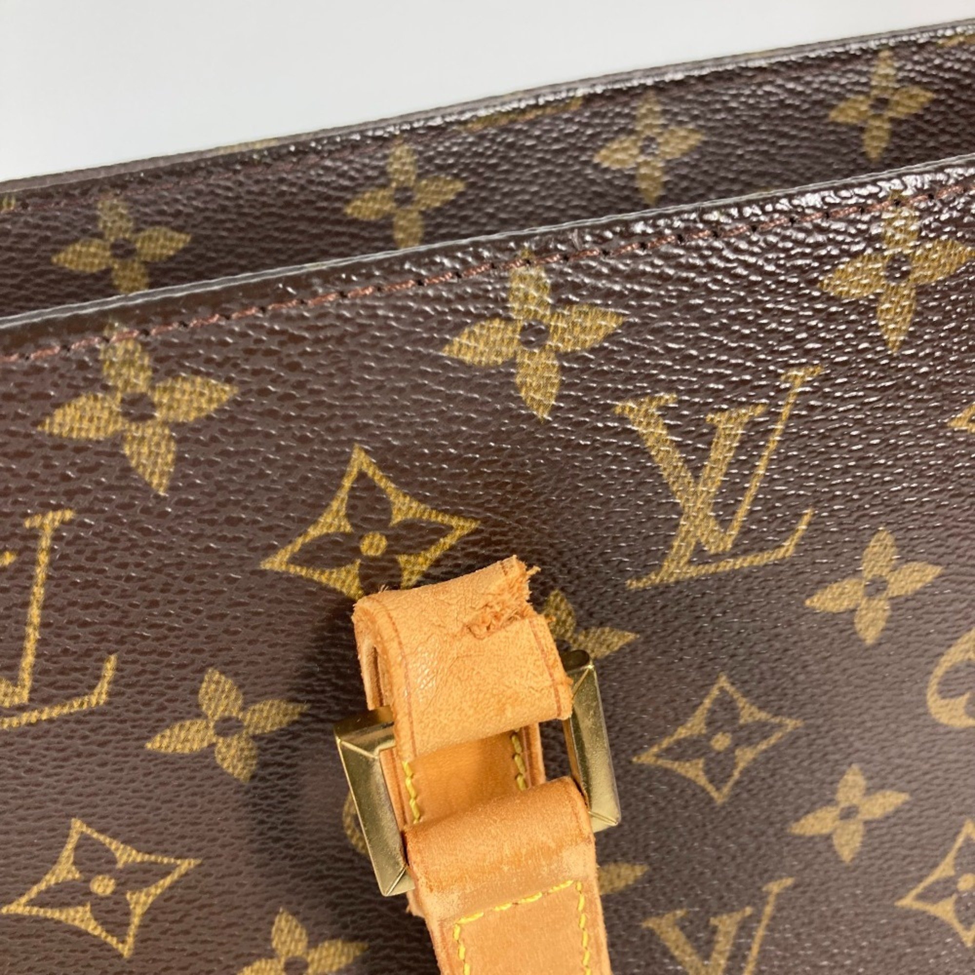 Louis Vuitton M51155 Monogram Shoulder Bag Hand Bag Tote Bag Shoulder Bag Brown