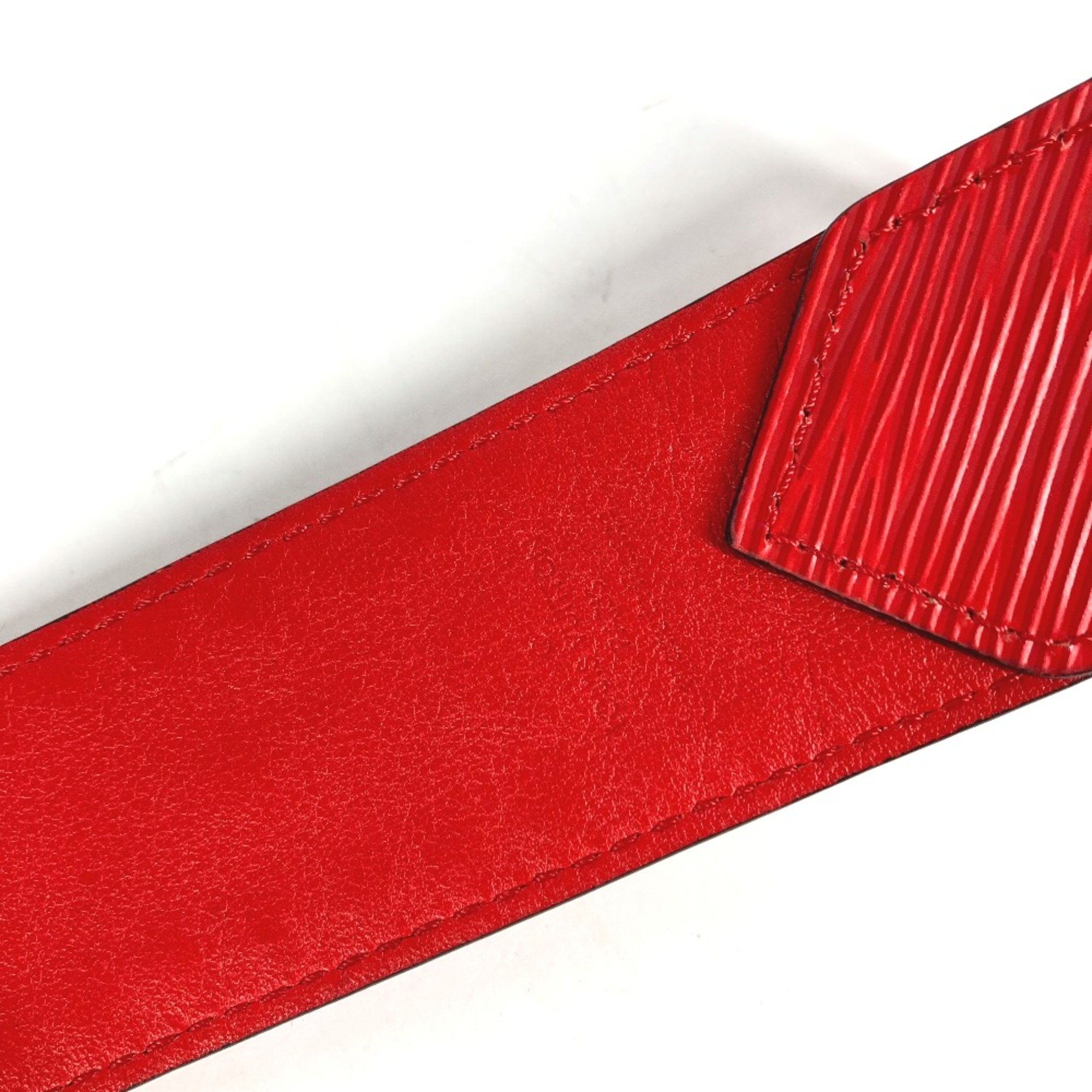 Louis Vuitton Epi Shoulder strap Red Black