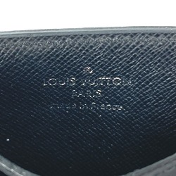 Louis Vuitton N62666 Damier Graphite Business Card Holder Pass Case Card Case Black