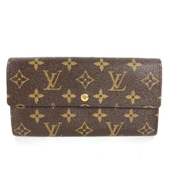 Louis Vuitton M61726 Monogram flap Long Wallet Brown