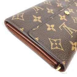 Louis Vuitton M61726 Monogram flap Long Wallet Brown