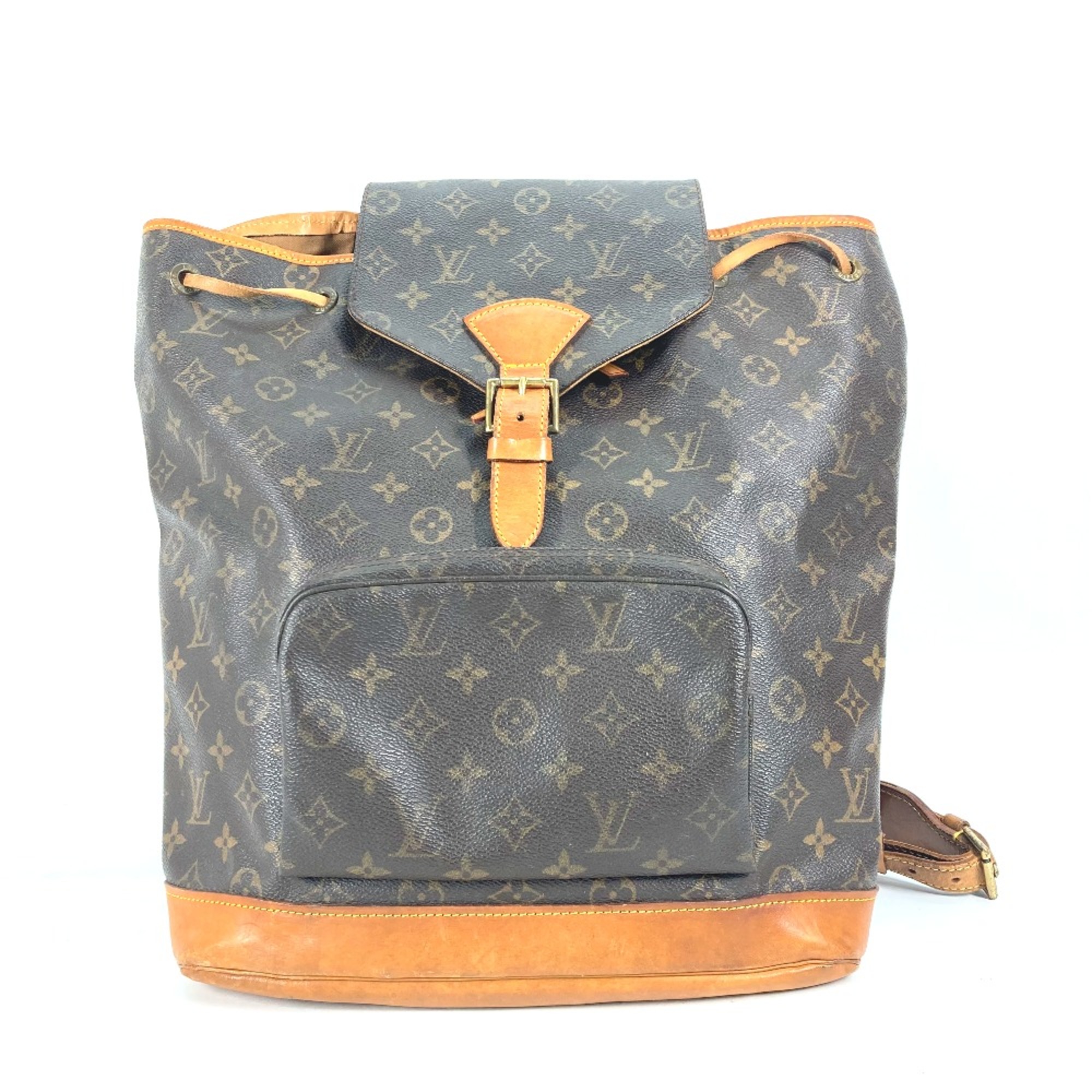 Louis Vuitton M51135 Monogram backpack bag Backpack Brown eLADY Globazone