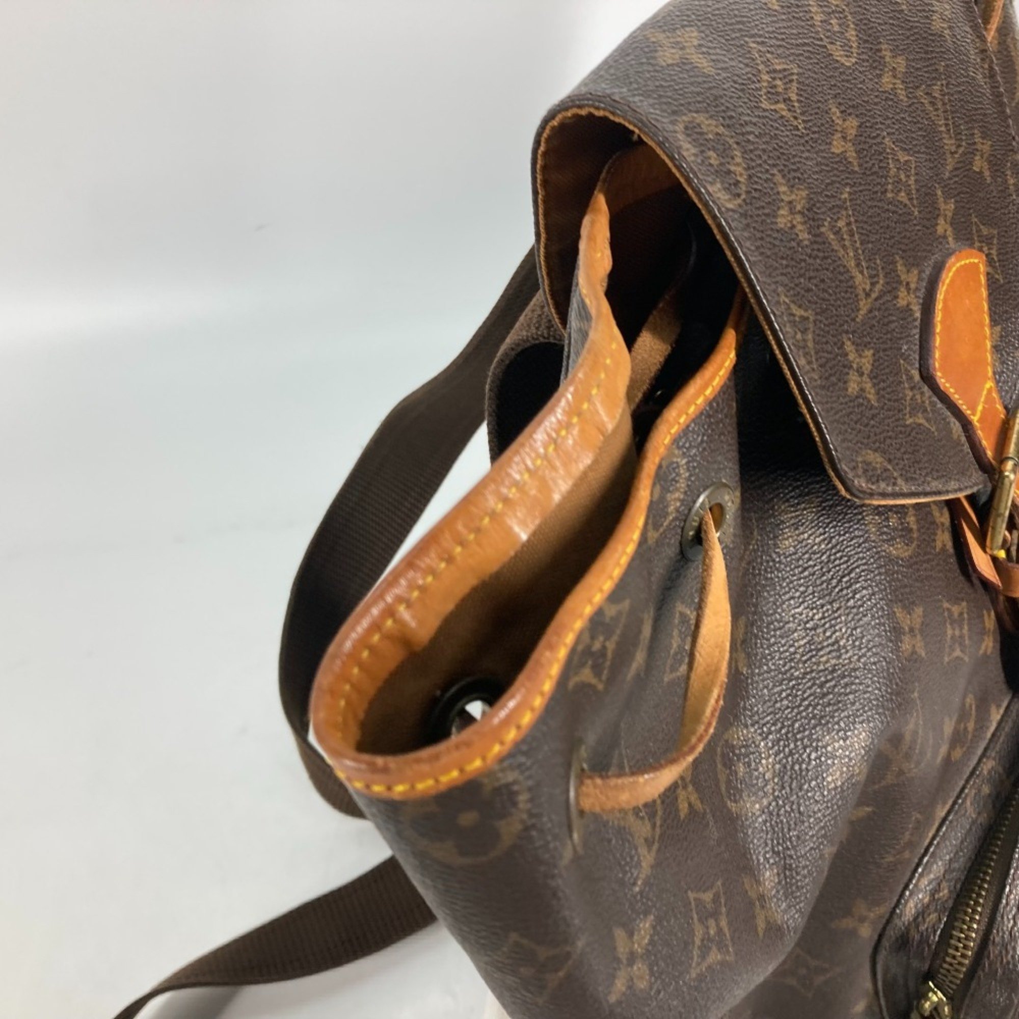 Louis Vuitton M51135 Monogram backpack bag Backpack Brown