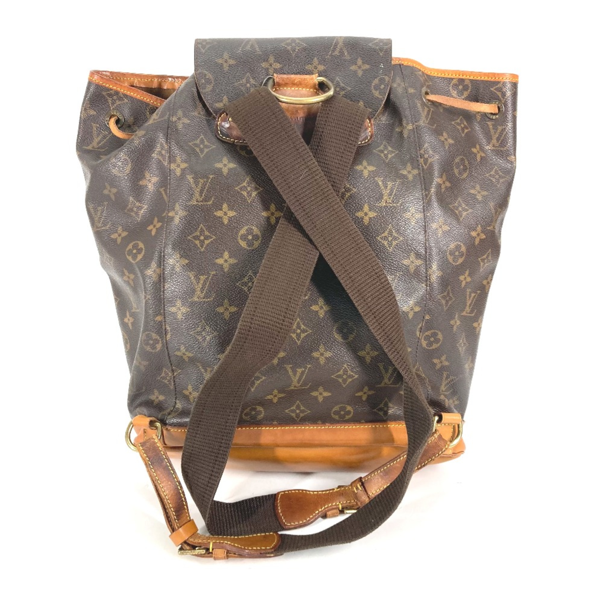 Louis Vuitton M51135 Monogram backpack bag Backpack Brown