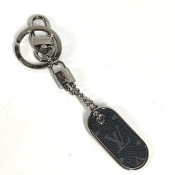 Louis Vuitton M63618 MonogramEclipse Charm Key Ring Bag Charm Key Holder Silver x Black