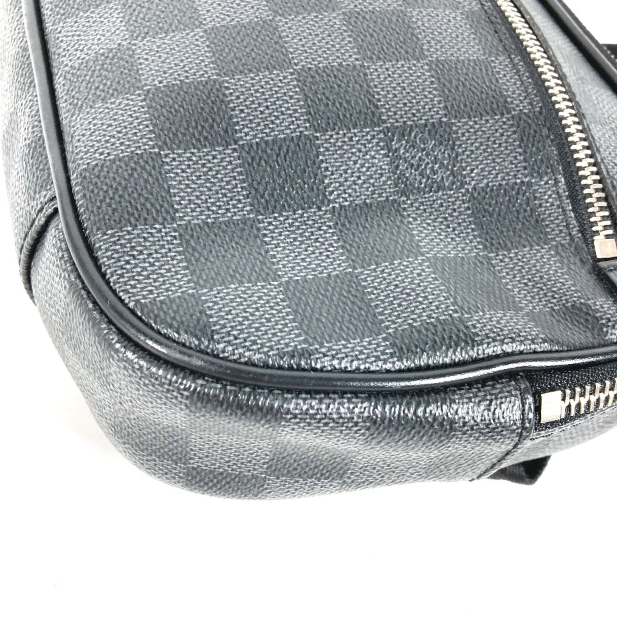 Louis Vuitton N41289 Damier Graphite Shoulder Bag Belt Bag body bag Black