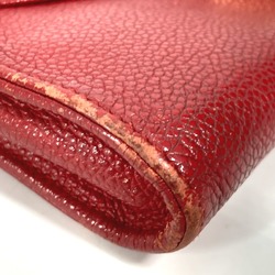 Louis Vuitton M60640 MonogramEmpreinte Chain Wallet Long Wallet Long Wallet Red