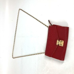 Louis Vuitton M60640 MonogramEmpreinte Chain Wallet Long Wallet Long Wallet Red