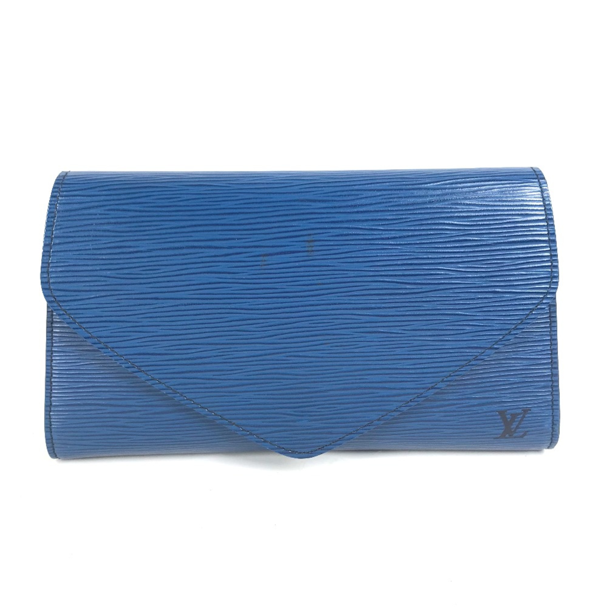 Louis Vuitton M52635 Epi Pouch Bag Clutch bag Toledo Blue blue