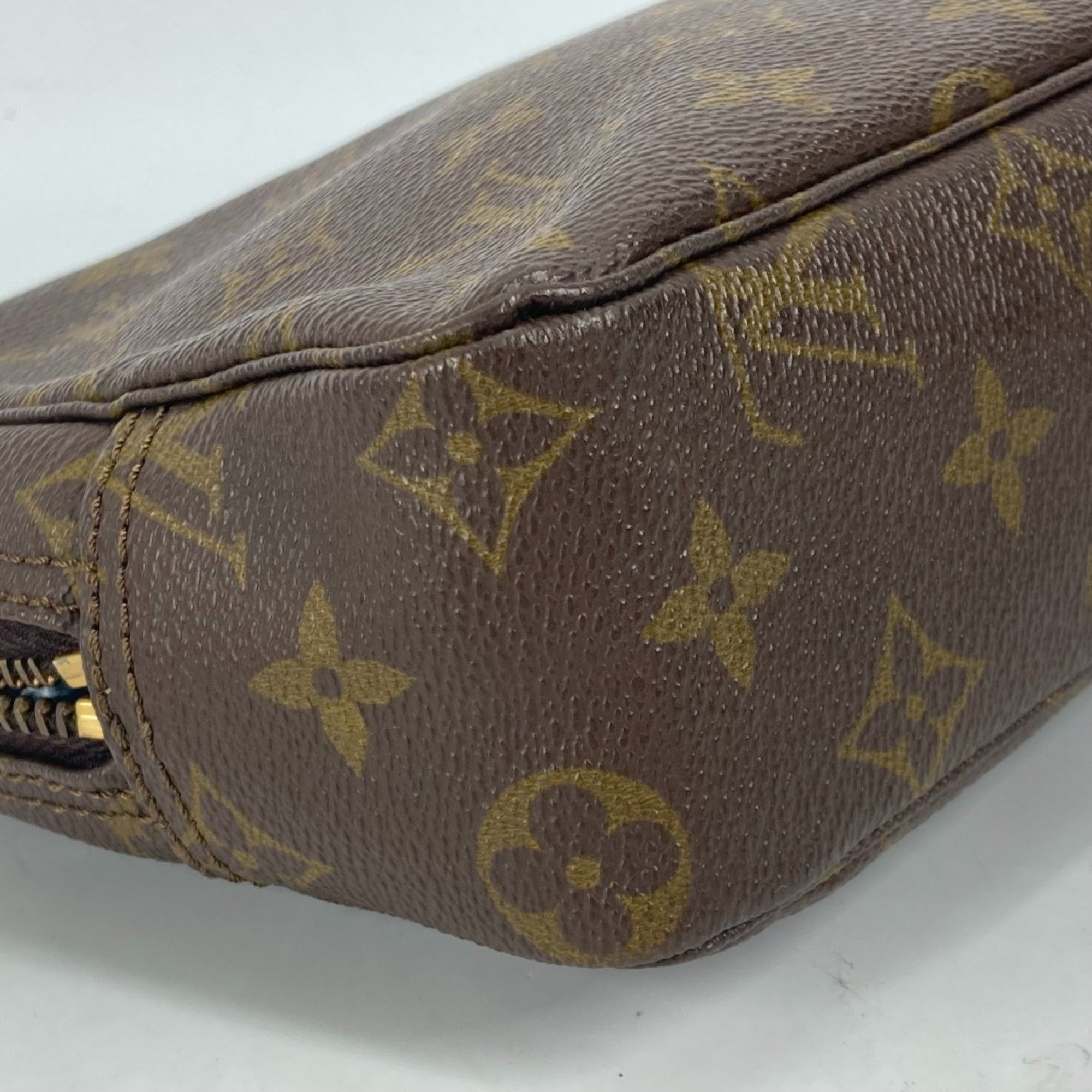 Louis Vuitton M47524 Monogram Makeup pouch Cosmetics Pouch Pouch Brown