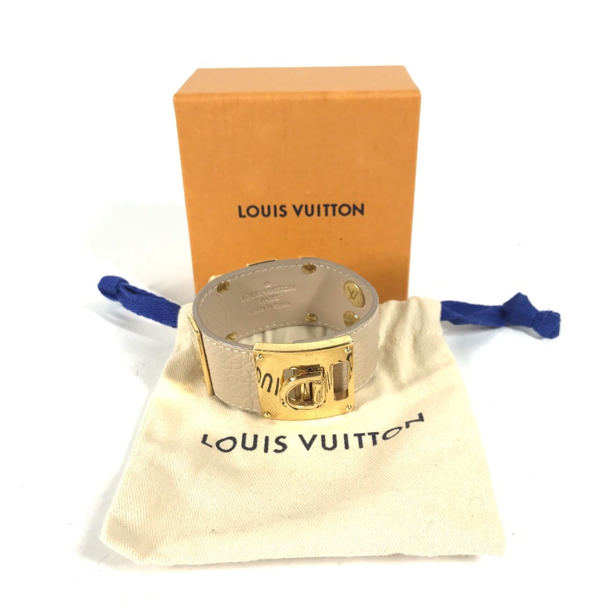 Louis Vuitton M6538 Bracelet accessories Bangle Beige