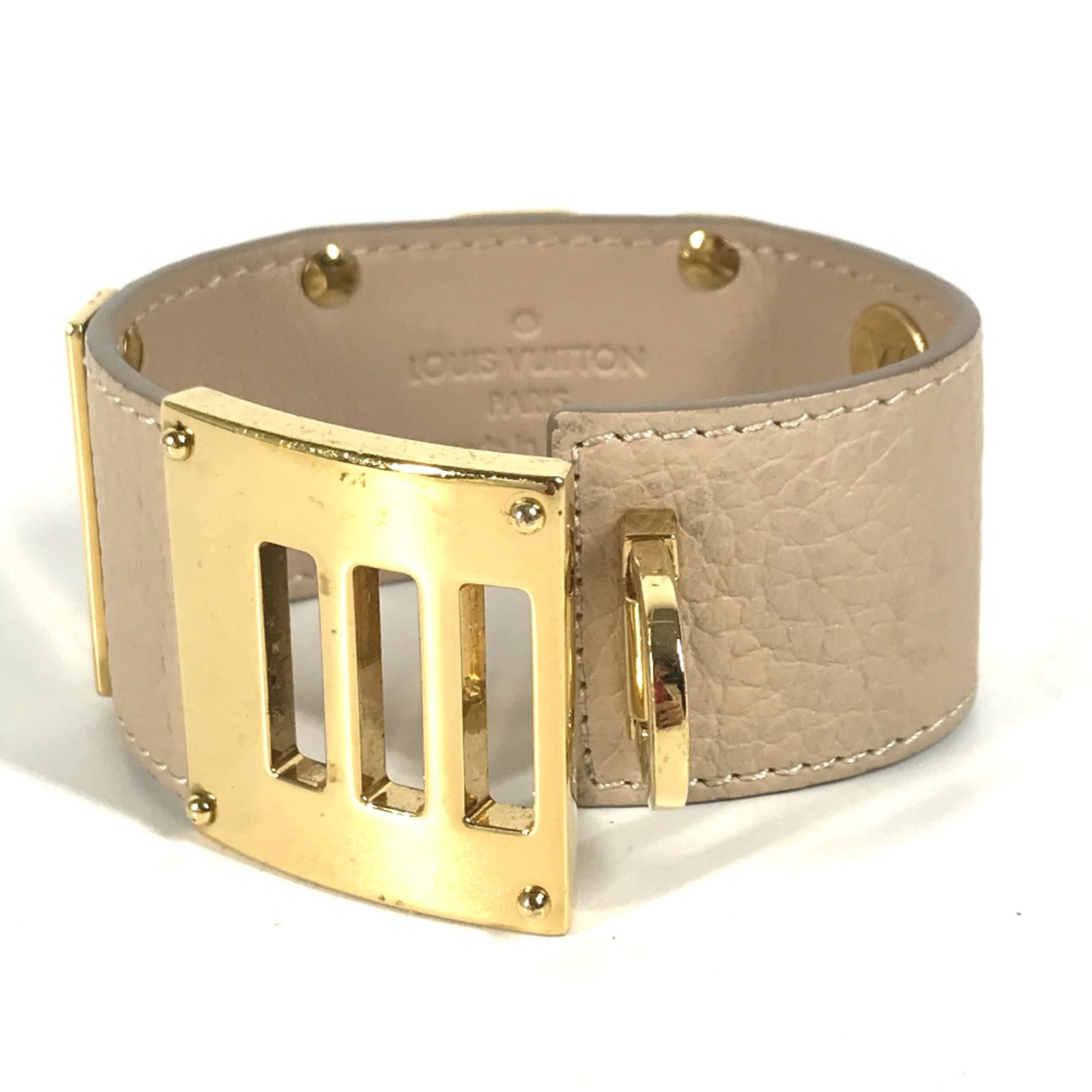 Louis Vuitton M6538 Bracelet accessories Bangle Beige