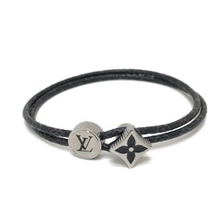 Louis Vuitton M8111D MonogramEclipse Accessories Bracelets Bracelet Gris Black SilverHardware