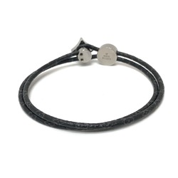 Louis Vuitton M8111D MonogramEclipse Accessories Bracelets Bracelet Gris Black SilverHardware