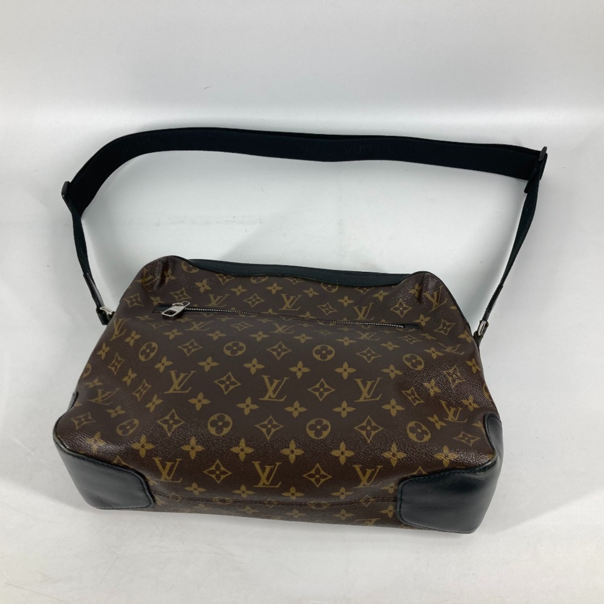 Louis Vuitton M40387 Monogram Macassar Crossbody bag Shoulder Bag Brown Black