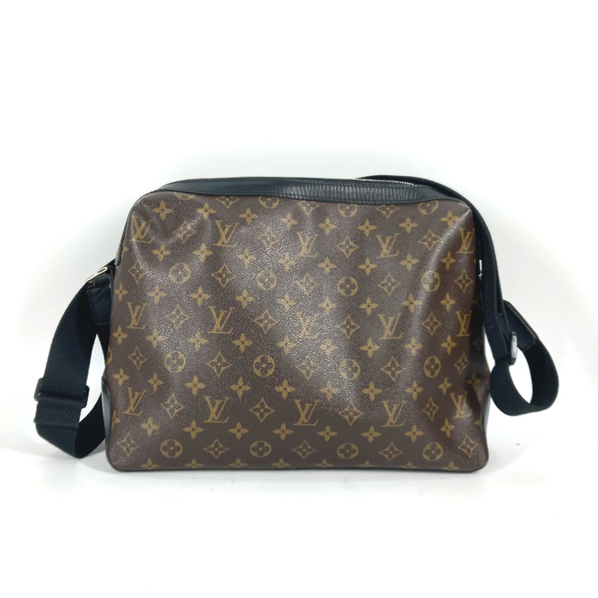 Louis Vuitton M40387 Monogram Macassar Crossbody bag Shoulder Bag Brown Black