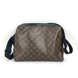 Louis Vuitton M40387 Monogram Macassar Crossbody bag Shoulder Bag Brown Black