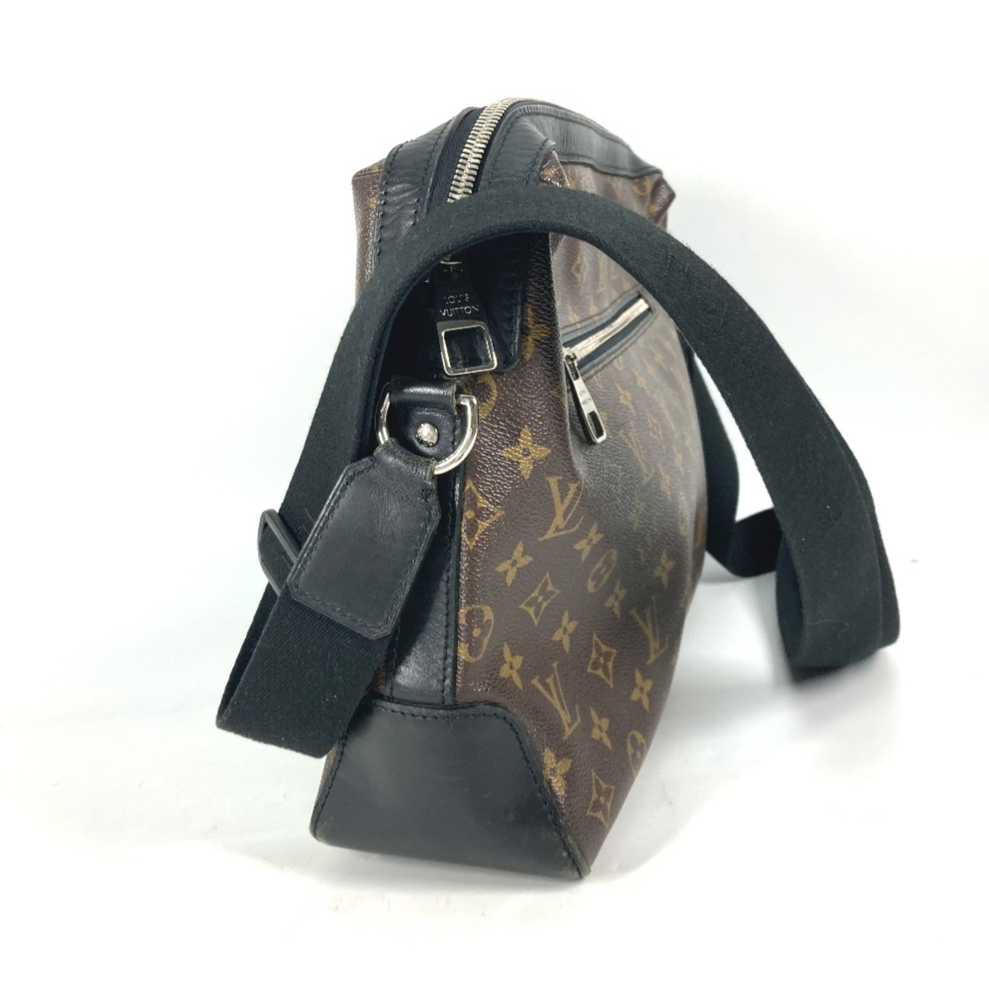 Louis Vuitton M40387 Monogram Macassar Crossbody bag Shoulder Bag Brown Black