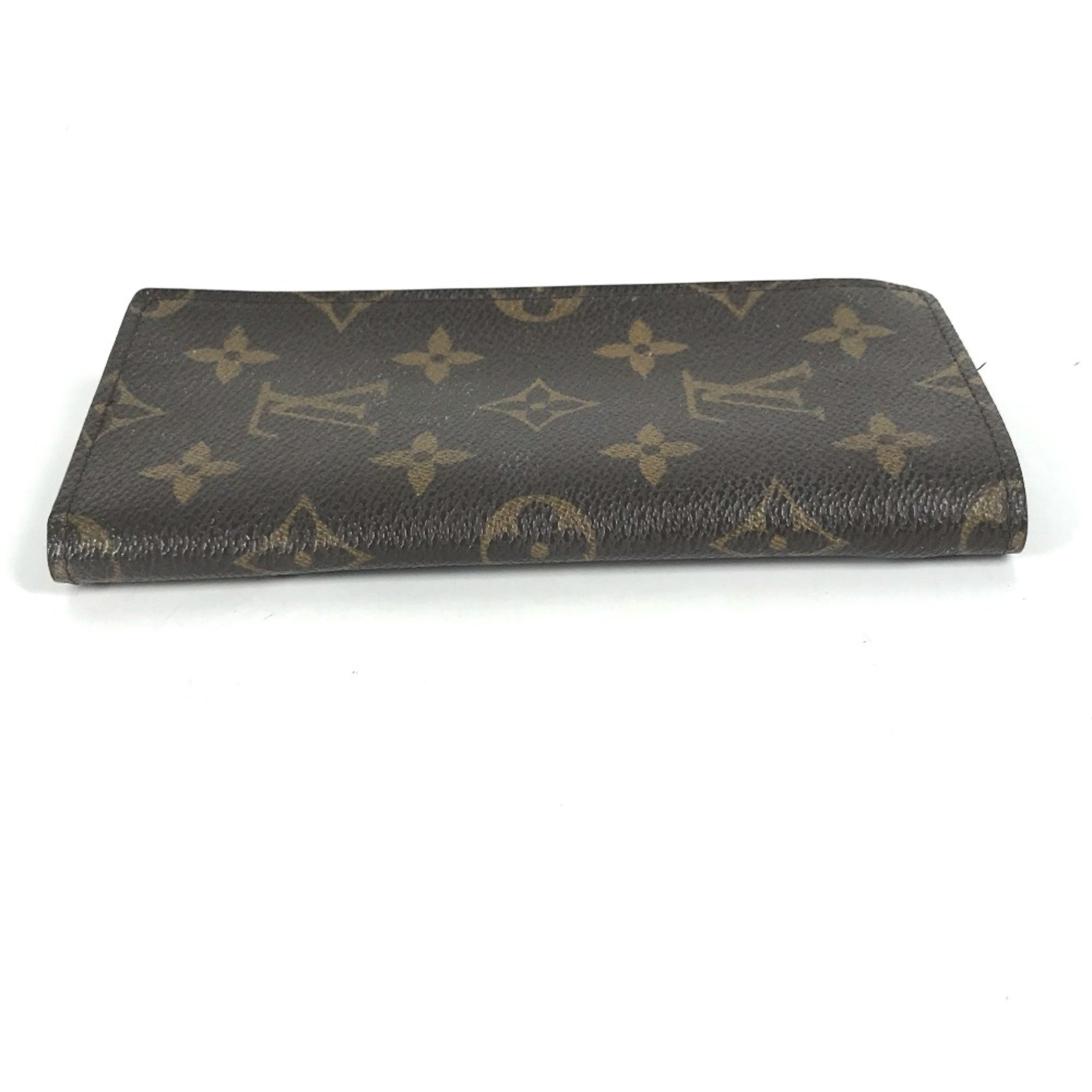 Louis Vuitton M62962 Monogram Pouch Eyewear Glasses glasses case Brown