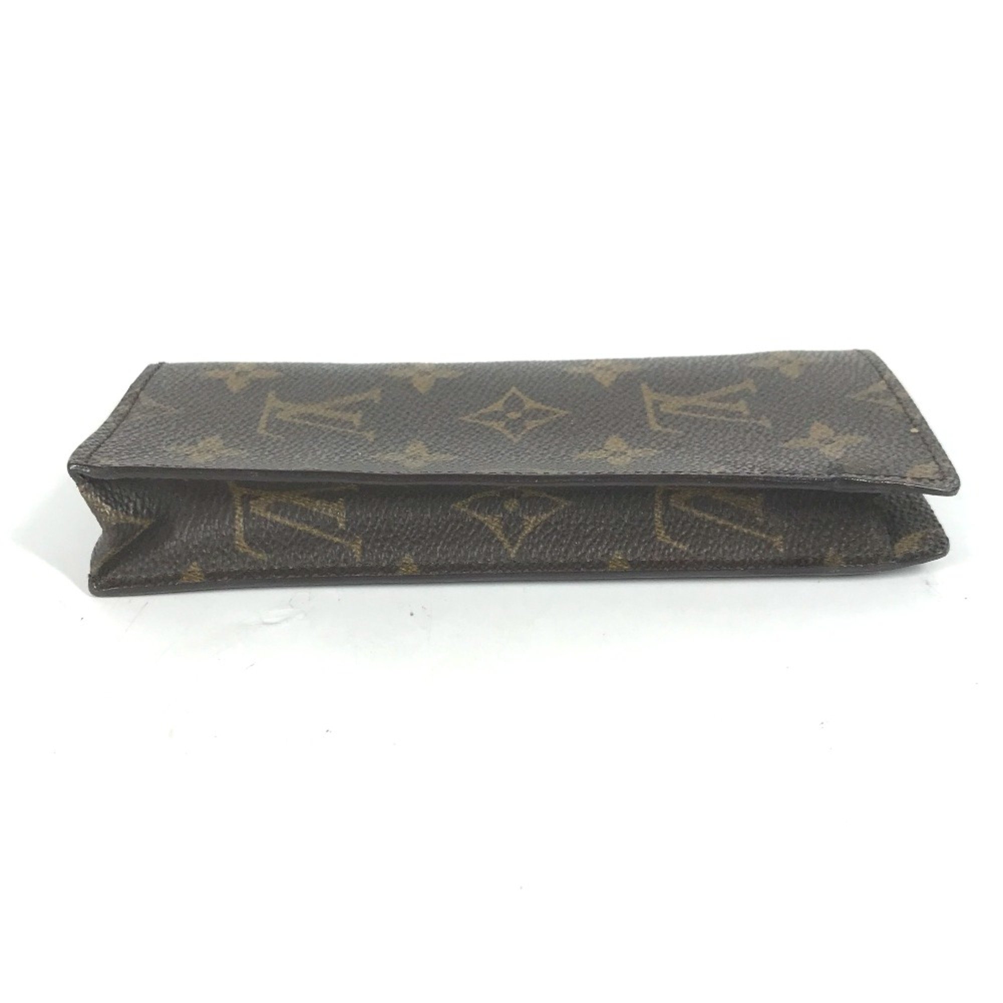 Louis Vuitton M62962 Monogram Pouch Eyewear Glasses glasses case Brown