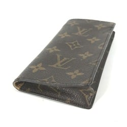 Louis Vuitton M62962 Monogram Pouch Eyewear Glasses glasses case Brown