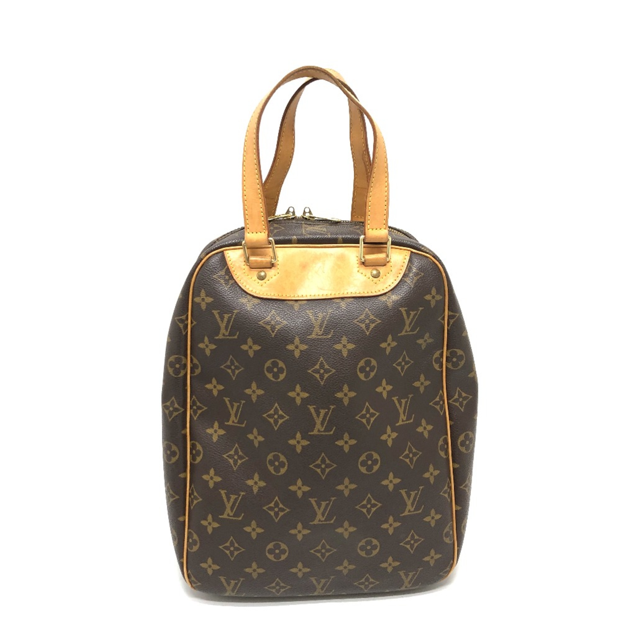 Louis Vuitton M41450 Monograms Tote Bag Hand Bag Brown GoldHardware