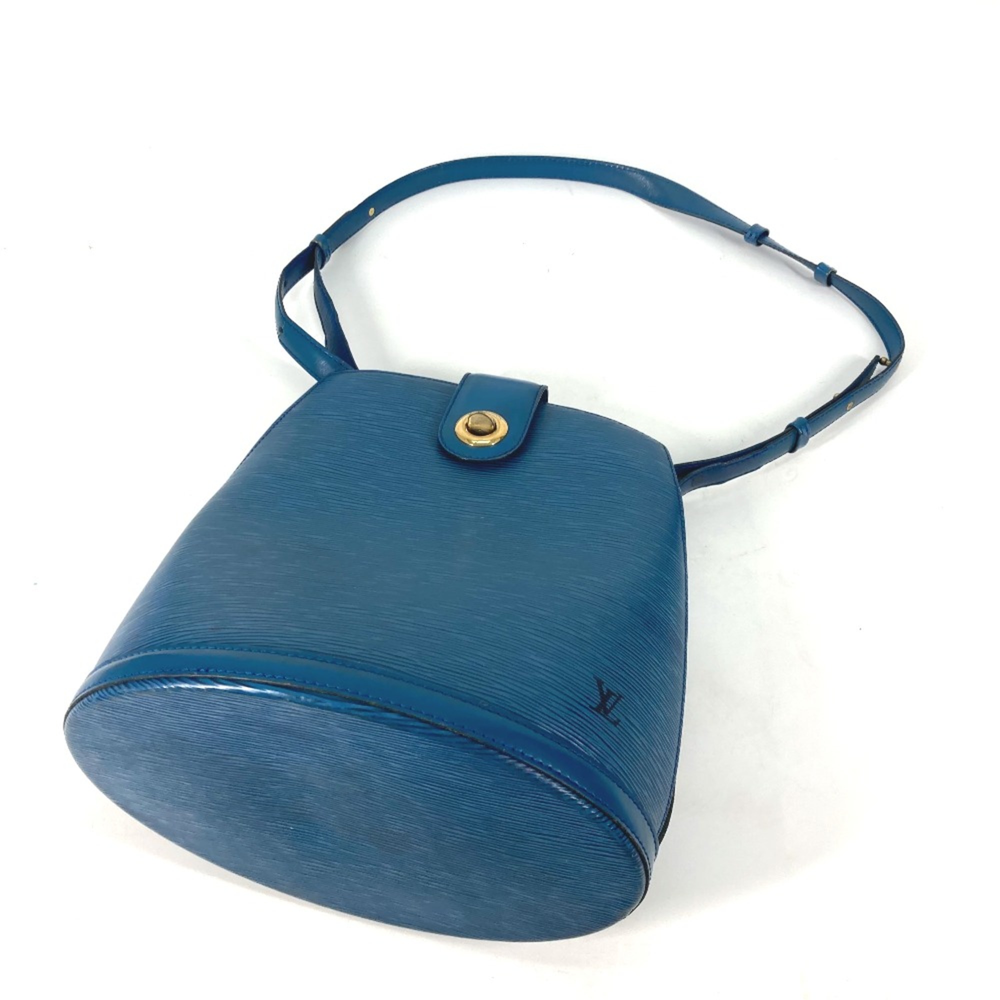 Louis Vuitton M52255 Epi shoulder bag Shoulder Bag Toledo Blue blue